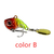 Isca de Pesca Metal VIB, Spinner Sinking, Colher Giratória, Pin Crankbait, Lant na internet