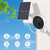 4MP Câmera Solar Wifi Outdoor Wireless Powered Full Color Night Vision Vigilância Segurança Proteção CCTV PIR IP Camera na internet