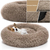 Ultra macio lavável cão e gato almofada cama, donut cuddler, confortável, red - comprar online