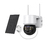 Câmera de segurança sem fio ao ar livre com painel solar, CCTV, impermeável, visão noturna, PIR, detecção humana, PTZ, Wi-Fi, 4MP, HD - loja online
