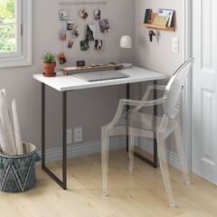 Escrivaninha Mesa de Computador Industrial Mdf Branco BRF (BRF01)