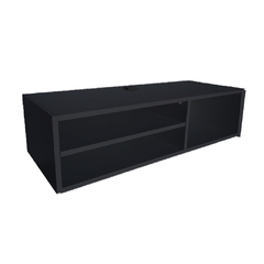 Rack Sala Suspenso Preto Em Mdf (31357) - comprar online