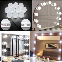 10 Lampadas Led 65004lamapada Espelho Camarim Led USB Lampada 65004 (65004lampad