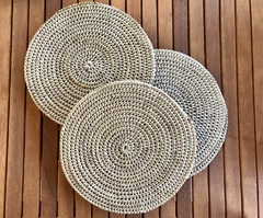 Platos de sitio de palma