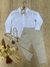 KIT LONGO 4 PEÇAS LINHO PALHA - (INFANTIL 4 Á 8 ANOS)