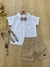 KIT CURTO 4 PEÇAS CAQUI - (KIDS 1 Á 3 ANOS)