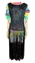 Vestido Franjas Tie Dye - comprar online