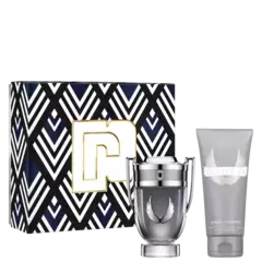 Kit Invictus Platinum Paco Rabanne 100 ml + Gel de Banho 100ml - Eau de Parfum