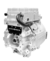 SIBAAA0250, Unidrive M, Incremental or Heidenhain EnDat, Encoder Feedback Cable, connectors on motor and drive ends, both ends, 25 meters length