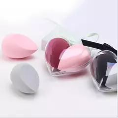 set de esponjitas corazón