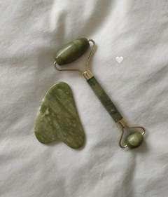 rodillo doble de jade