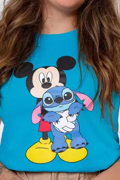 T-SHIRT FEMININA 100% ALGODÃO - MICKEY MOUSE - comprar online