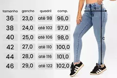 CALCA JEANS SKINNY BASICA MODELADORA CINTURA ALTA LEVANTA BUMBUM - AZUL ESCURO - (cod.16472 - VOGANE