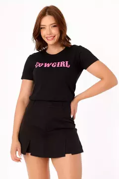 T-SHIRT FEMININA 100% ALGODÃO - POWER GIRLS SILK