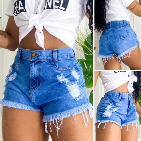 Short Jeans Fashion Casual: Confortável