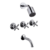 GRIFERIA FV NEWPORT BAÑERA C/TRANSF 0103/B2P-CR - comprar online