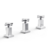 GRIFERIA HIDROMET GEOMETRY CRUZ BIDET 2802CRCR - comprar online