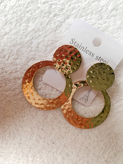aros victoria acero dorado