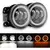 Juego de Faros Auxiliares LED con Lupa y Ojo de Ángel 4" - Corrientes Led