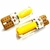 T10 Siliconado Largo COB Ámbar
