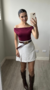 Short Saia Estela Off White - comprar online