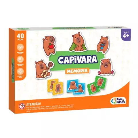 Jogo de Memória Capivara - comprar online
