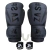 KIT LUVA PRETO BOXE MUAY THAI ZA SPORTS 10-OZ