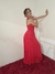 Vestido rojo de encaje