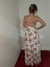 Vestido blanco floreado