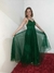 Vestido largo de glitter