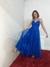 Vestido largo de glitter