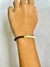 Pulseira de Miçanga Preta com Branco