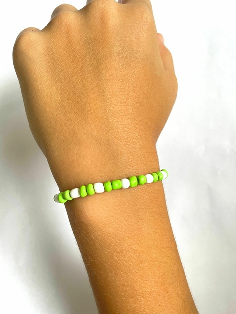 Pulseira de Miçanga Verde