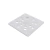 GRELHA FIT C/ FECHO QUADRADA 10CM BRANCA - ESTRELA