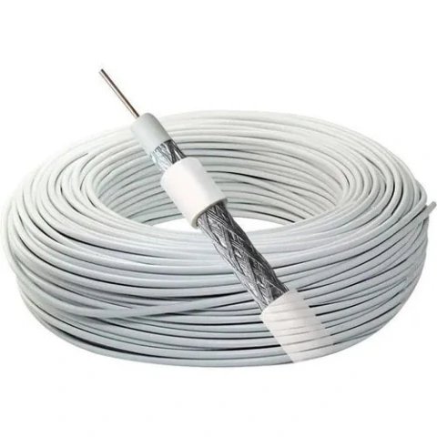 CABO COAXIAL 75 OHMS RGC59 CE. BRANCO / POR METRO