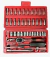 Kit Caixa Jogo de Chaves Socket 46pçs FR-3302