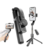 Estabilizador de pau de selfie Gimbal para celular, com suporte e controle remoto, ideal para gravações de vídeo e selfies.