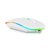 Mouse Sem Fio Bluetooth Recarregável LED SmartElectronic®, destacando seu acabamento sofisticado, botões precisos e iluminação LED personalizável que proporciona uma experiência de uso superior.