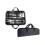 Kit de churrasco luxo com maleta contendo 9 peças em inox, ideal para grelhar e assar carnes.