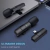 Microfone lapela sem fio Bluetooth com design ultramini, leve e compacto, adequado para iPhone IOS