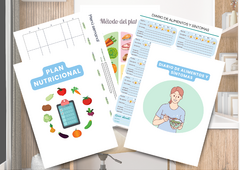 Formato de "Pack diario de alimentos y síntomas + plantilla menú"