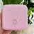 colar gota com pedras coloridas - comprar online