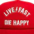 GORRA FAST HOUSE DIE HAPPY RED en internet