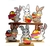 Kit Display de Mesa 6 Peças Para Festa Páscoa MDF
