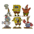 Kit Display de Mesa 10 Pç Festa Bob Esponja + Gary + Plankton MDF - comprar online
