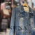 Campera de jeans con apliques - tienda online