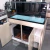 Aquário 120x50x50 (300L) Vidro 10mm Móvel MDF Ultra Titânio Trama (off white)