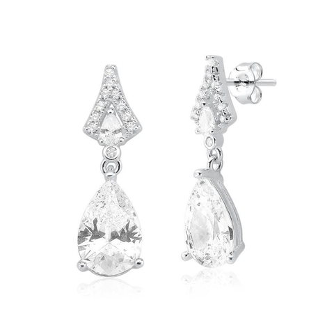 Brinco Zircônia Gota - comprar online