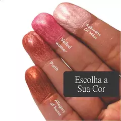 Blush Multifuncional Carved In Marble Obsidian Ruby Rose - comprar online