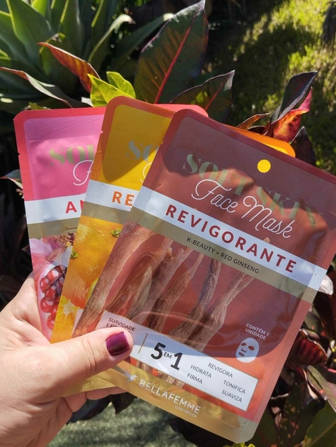 Máscara Facial Soft Skin Bella Femme